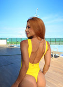 Body Feminino Brasil Amarelo